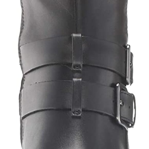 NWB Naturalizer Women's Dale Black WP Leather Knee High Boots sz 8 - Picture 10 of 12